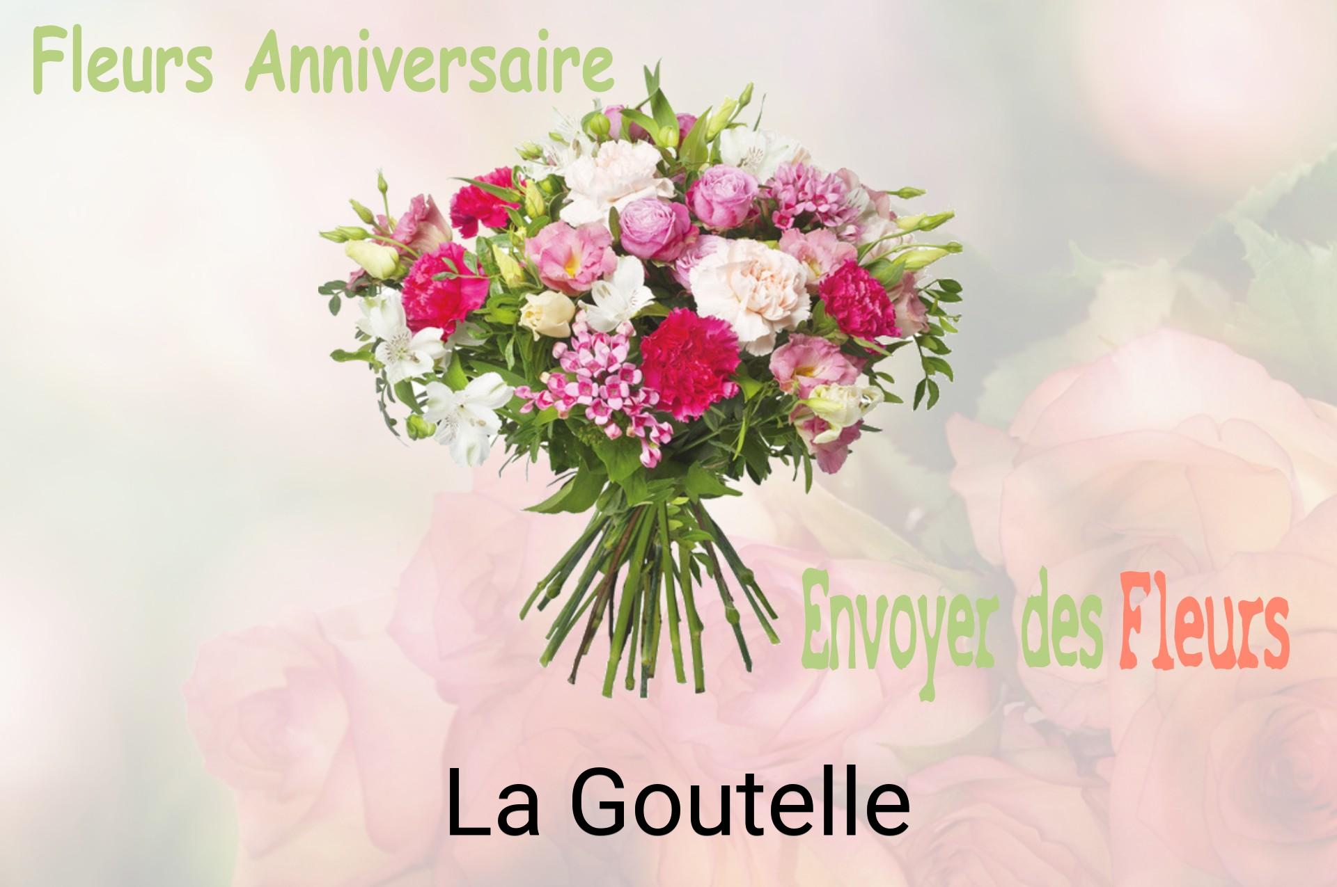 Bouquet de fleurs d’anniversaire livré à La Goutelle