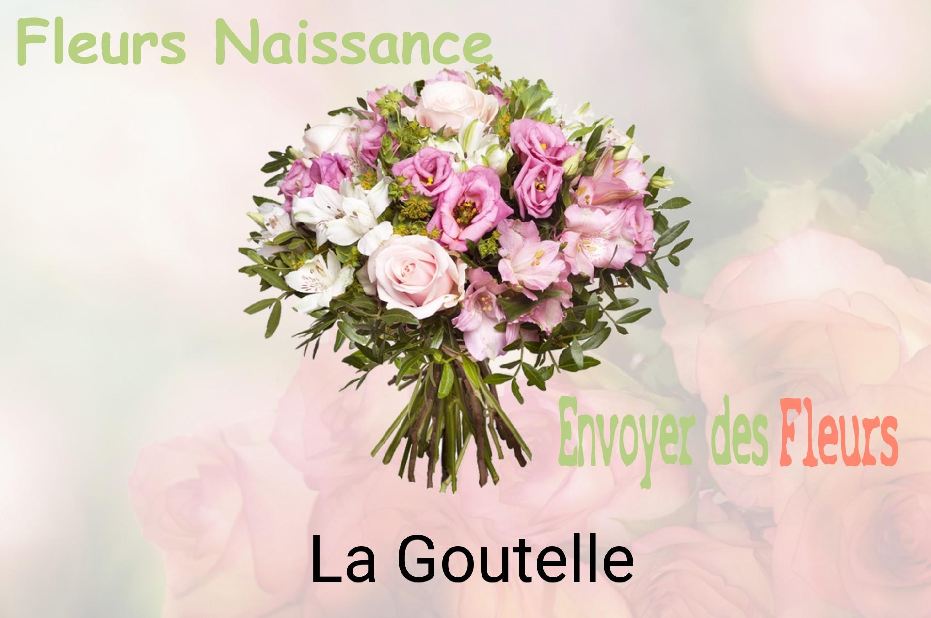 Bouquet de fleurs de naissance livré à La Goutelle